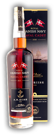 A.H. Riise Royal Danish Navy Naval Cadet 42% A.H. Riise Royal Danish Navy Naval Cadet 42%  0,7	 Liter - Vol 42%