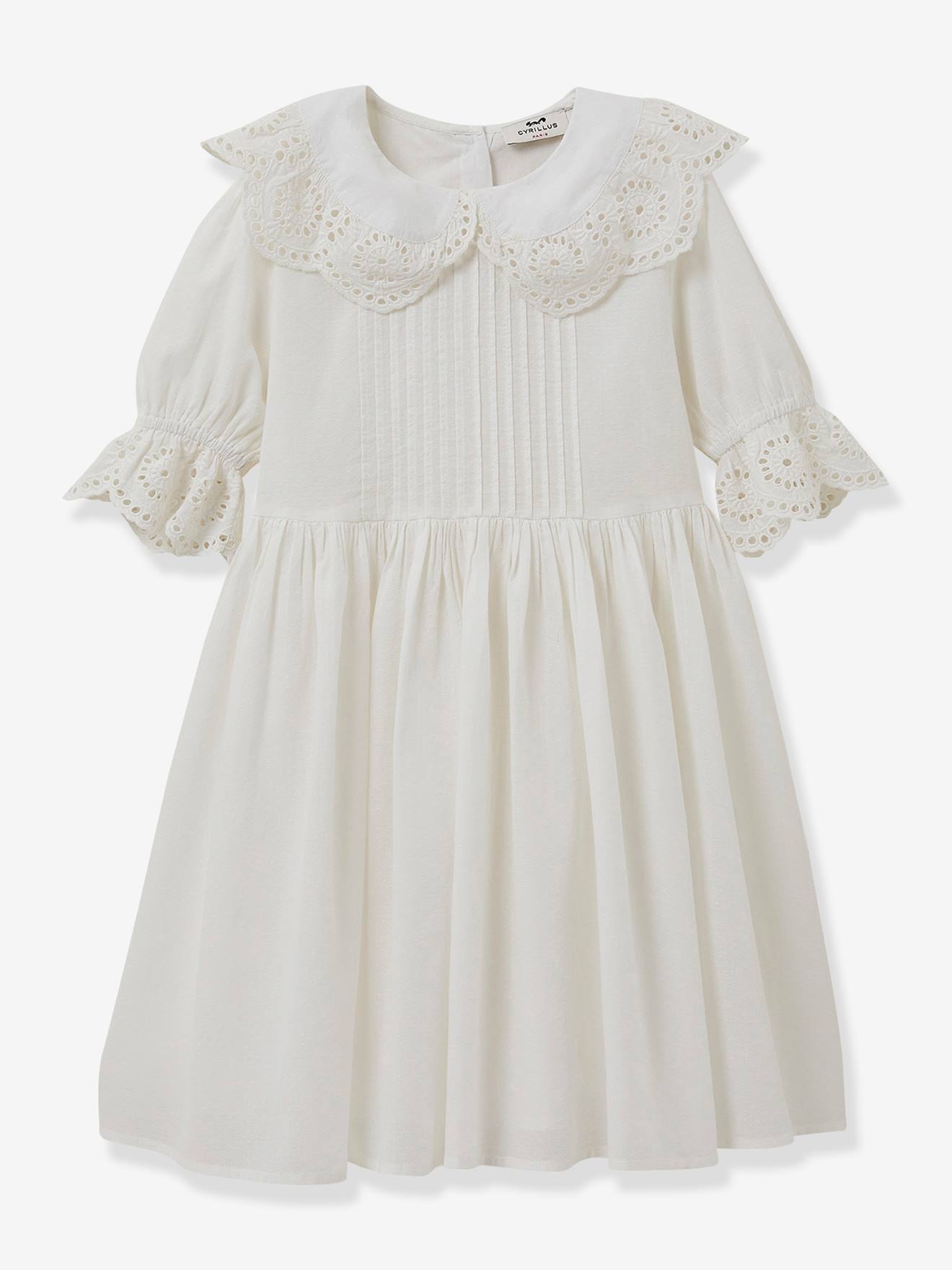 Cyrillus Festliches Mädchen Kleid ADELINE CYRILLUS - weiß
