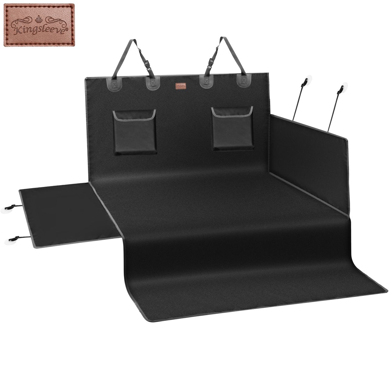 Casaria Kingsleeve® Kofferraumschutz Schwarz 180x170cm