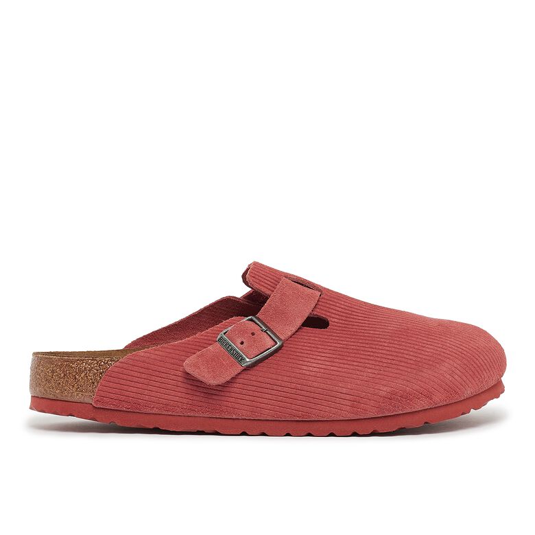 Birkenstock Boston VL Corduroy sienna red