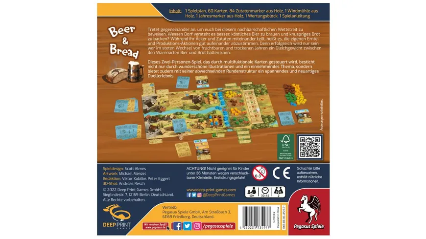 Pegasus - Beer & Bread (Deep Print Games)