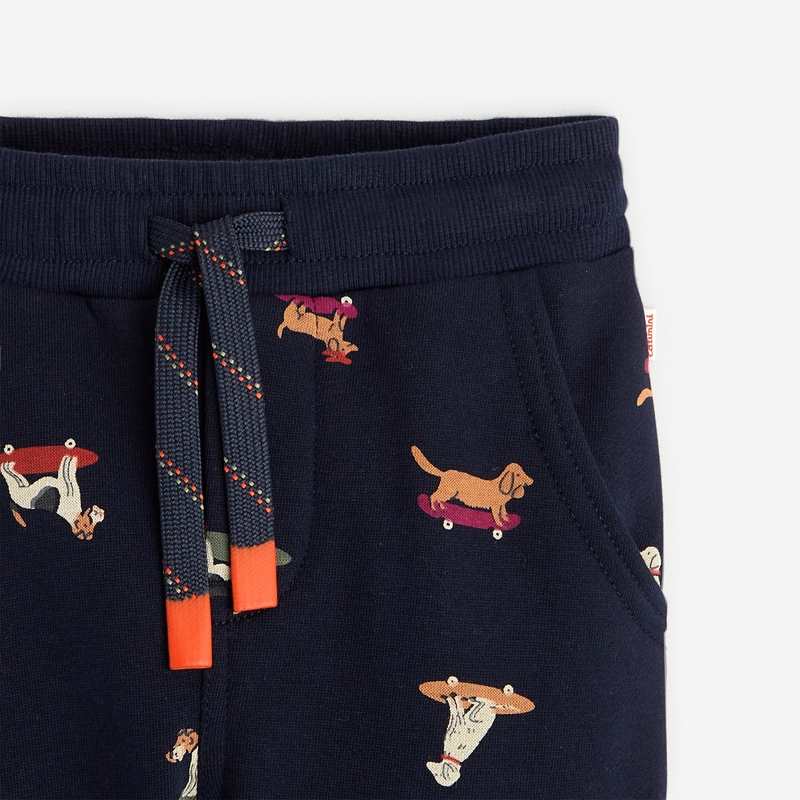 Jogging imprimés bébé garçon bleu marine Catimini