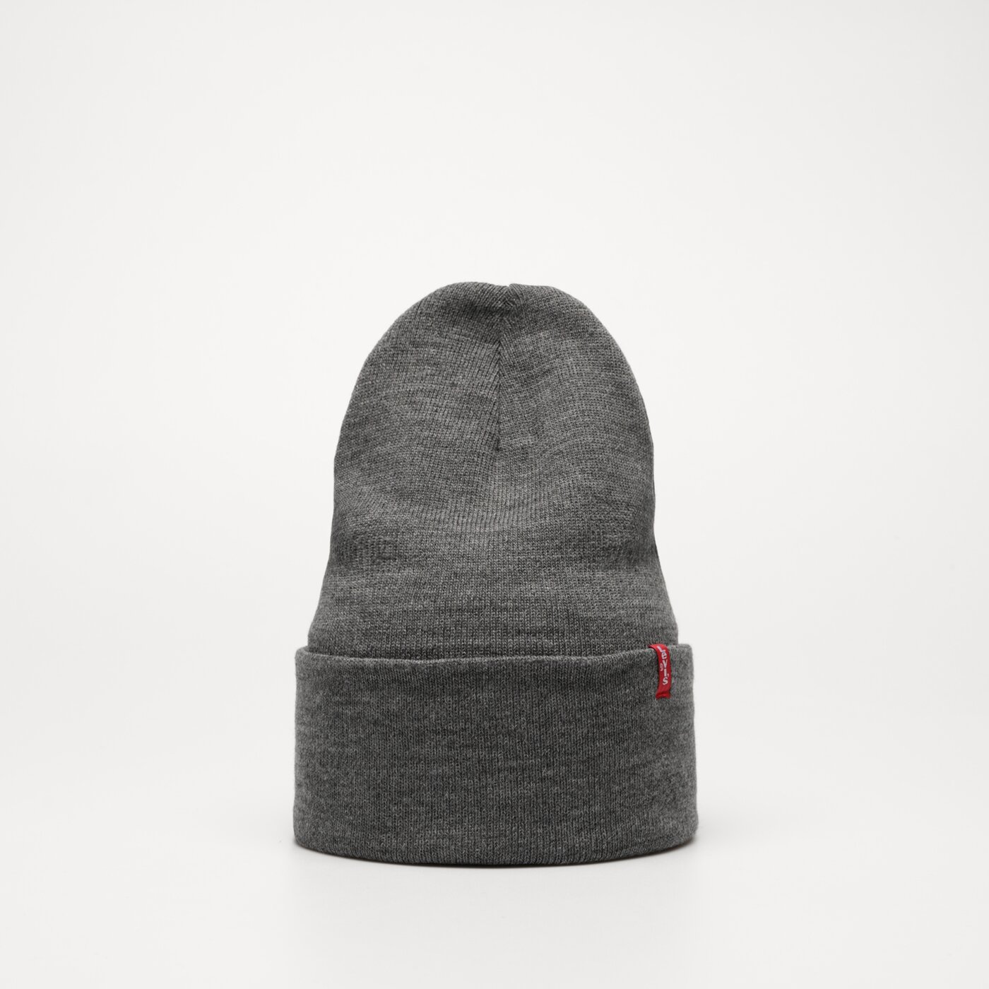 LEVI'S MÜTZE SLOUCHY RED TAB BEANIE Grau