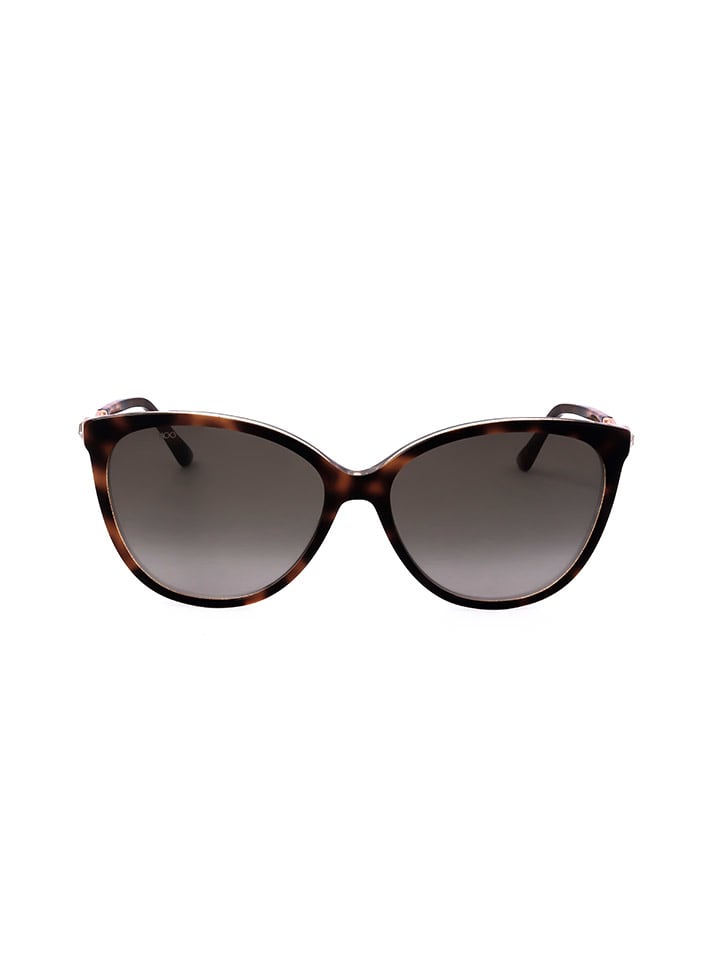 Jimmy Choo Damen-Sonnenbrille in Havana günstig kaufen 58