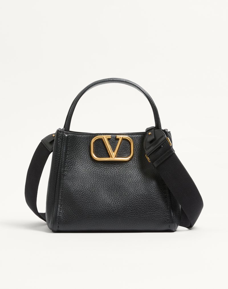 Valentino Garavani Alltime Medium Grainy Kalveskind håndtaske
