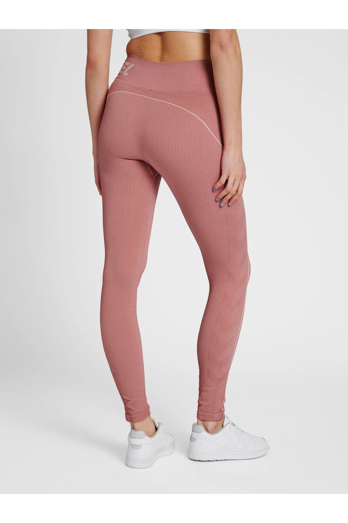 hummel  Sport-Leggings - Rosa - Mittlerer Bund