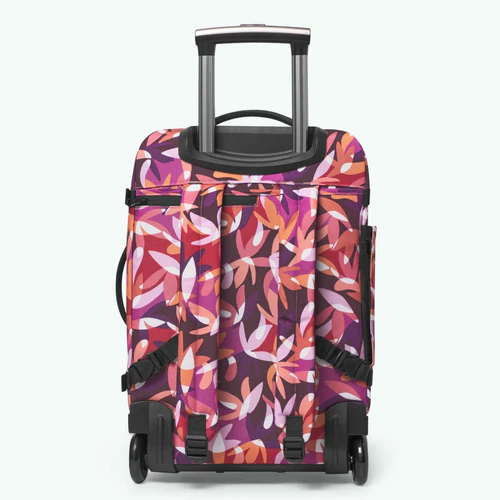 Small 2-wheel soft suitcase, Montreuil, burgundy