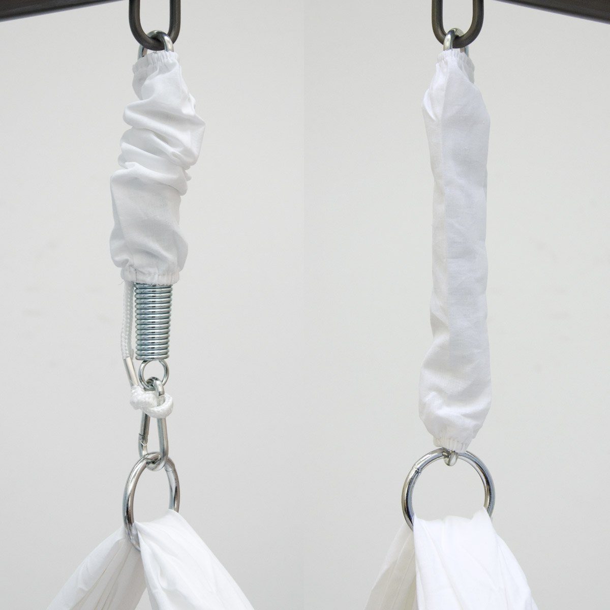 AMANKA Babywippe Baby Federwiege mit 100cm Kette Schwerlast Decke, Hängematte mit Feder+Matratze