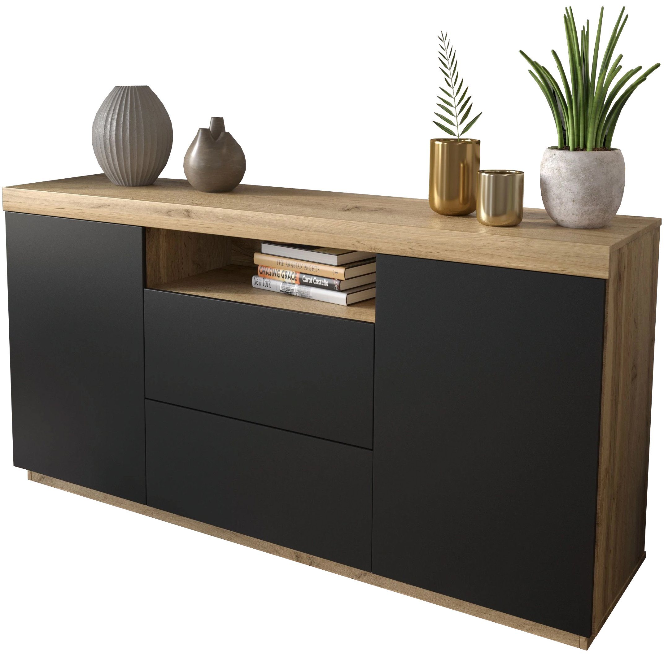 Domando Sideboard Sideboard Ravello M1, Breite 164cm, Push-to-open-System