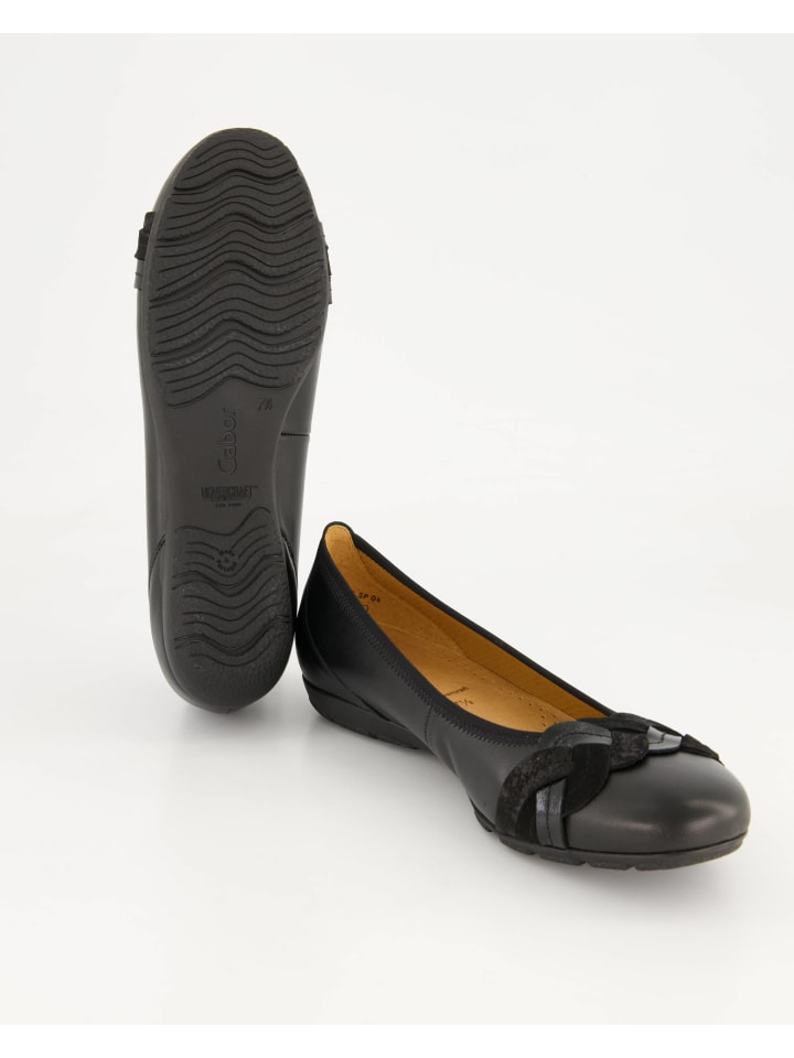 Gabor Ballerinas in Schwarz günstig kaufen 37,5