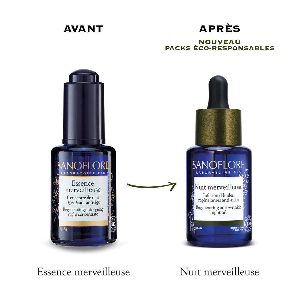 Sanoflore Merveilleuse Huile de nuit régénérante anti-rides
