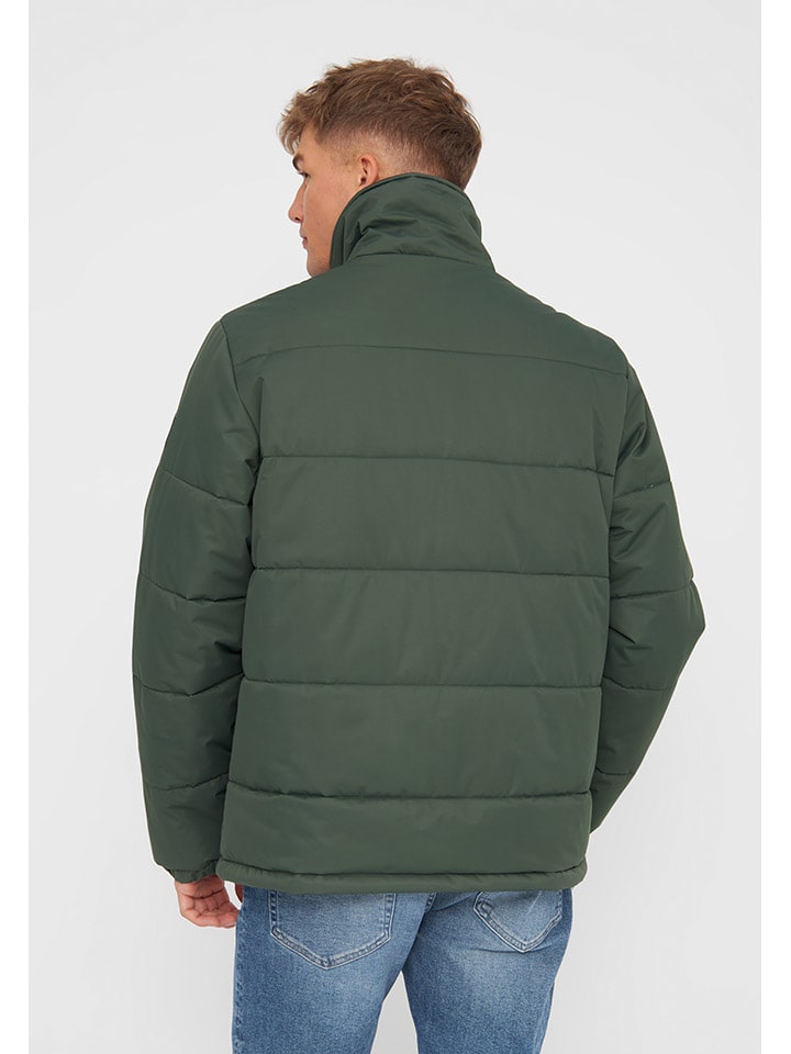 Derbe Wende-Regenjacke in Oliv/ Dunkelblau günstig kaufen