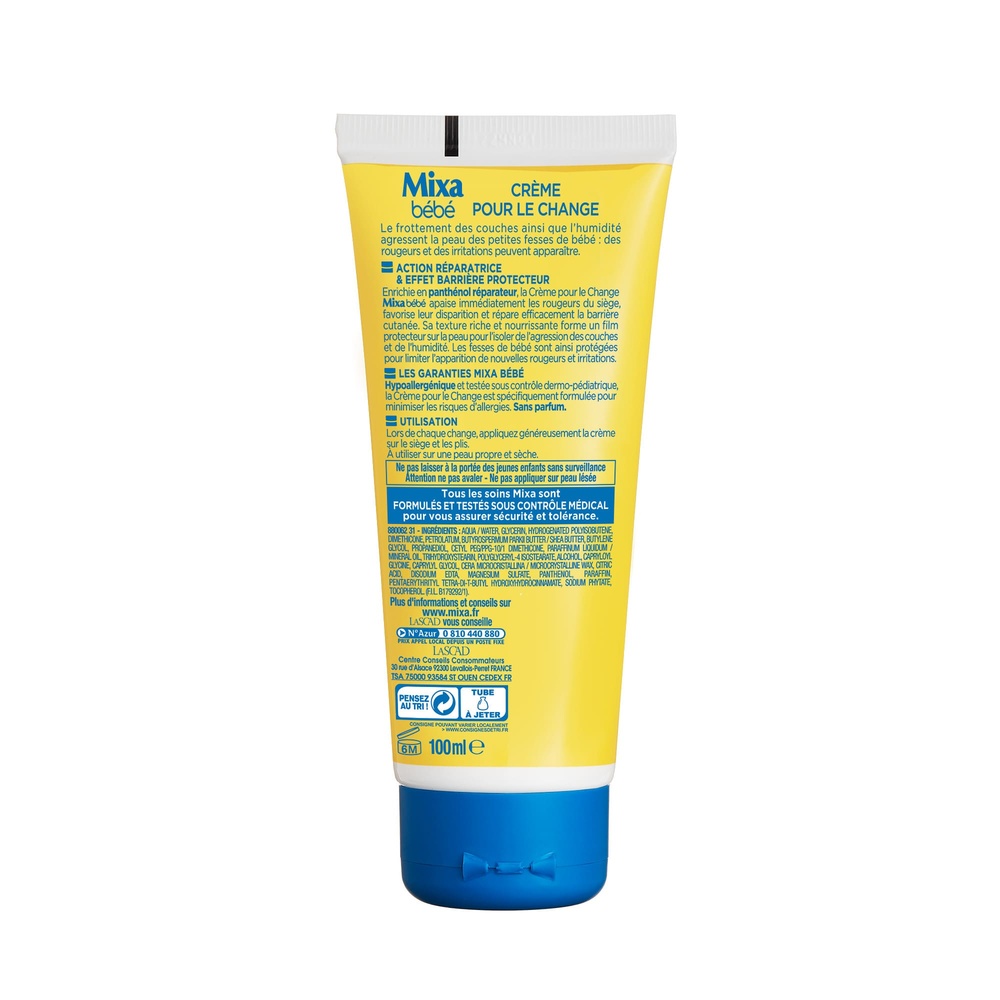 mixa Bébé Crème pour le change