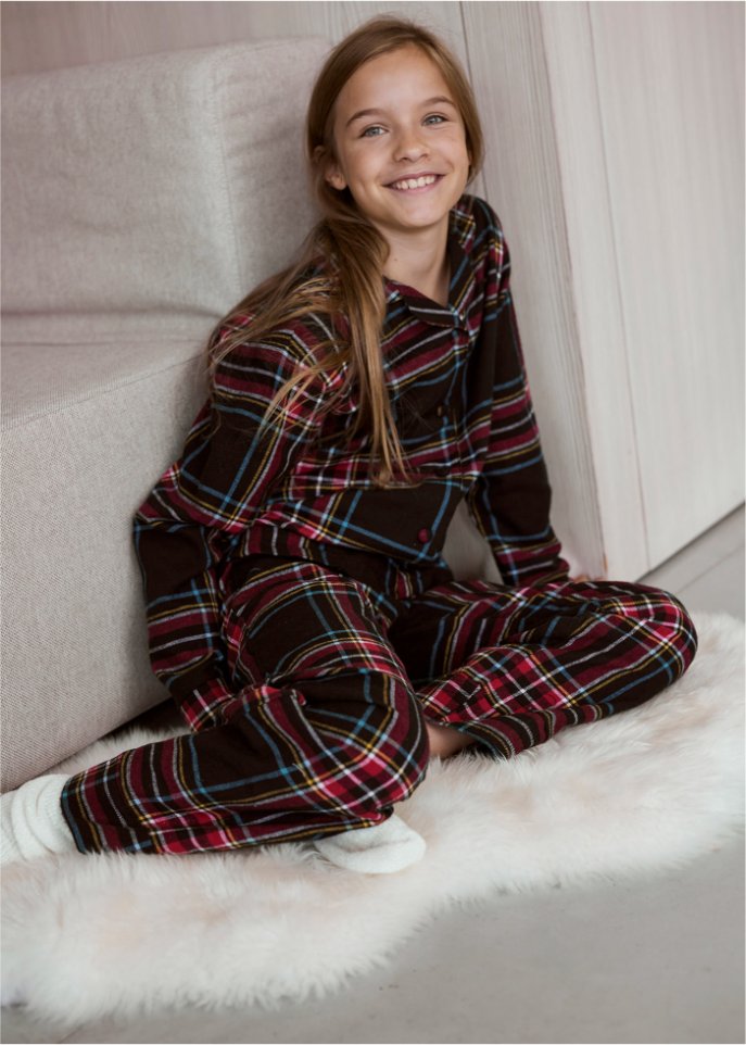 Kinder Flanell Pyjama (2-tlg. Set)