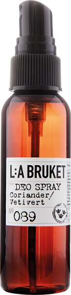 L:A Bruket No. 089 Deodorant Spray Coriander / Vetiver 55 ml Deodorant Spray