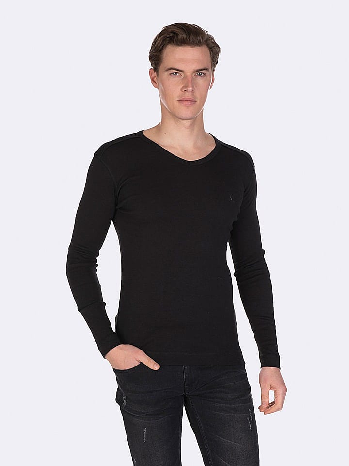 GIORGIO DI MARE Longsleeve in Schwarz günstig kaufen L