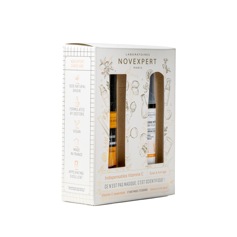 laboratoires novexpert Indispensables Vitamine C Sérum + Mousse
