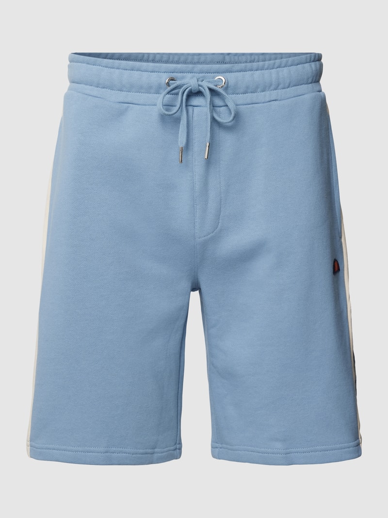 Sweatshorts mit Label-Applikation Modell 'Lallio' in blau