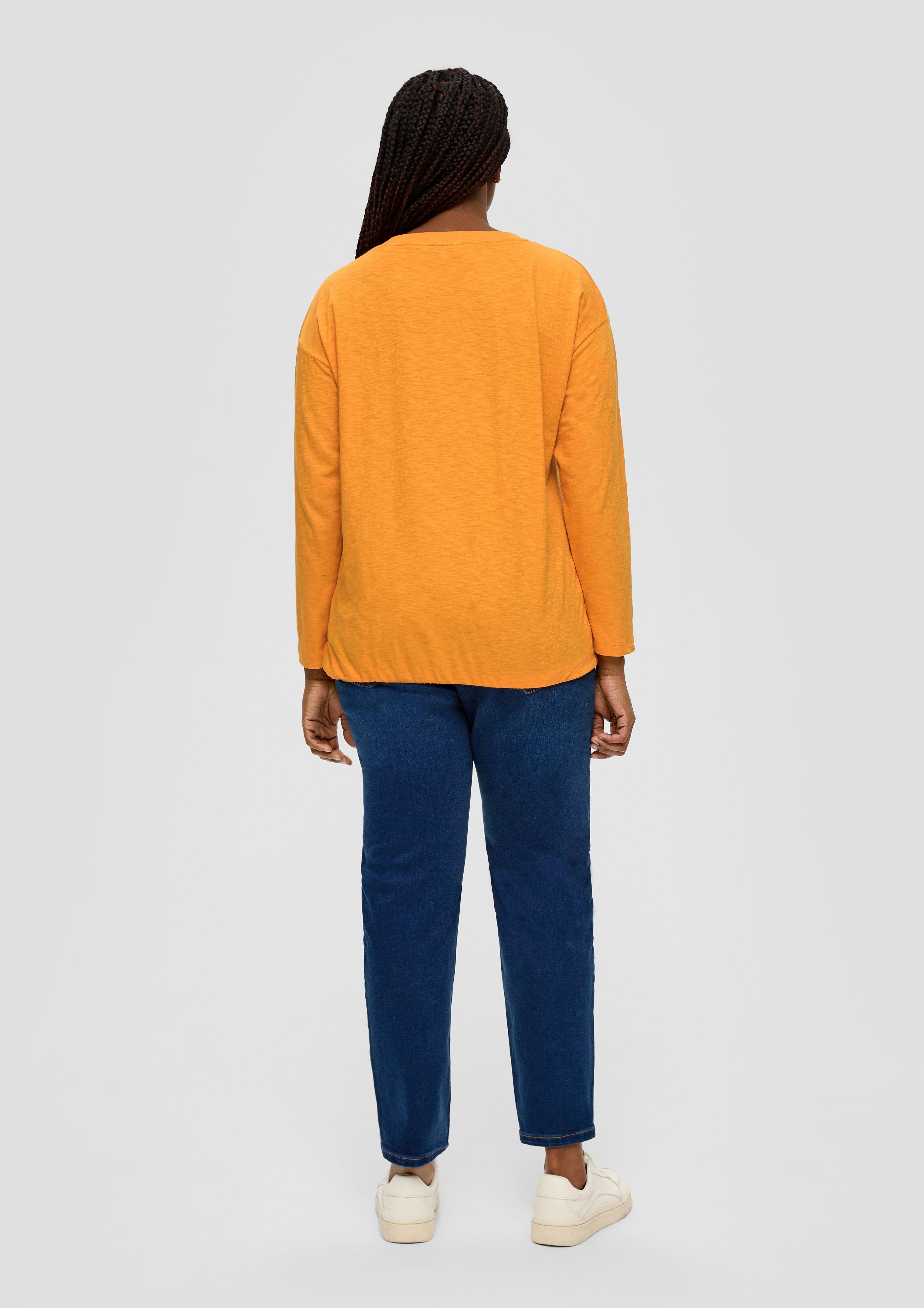 Longsleeve mit Gummizug im Saum  2135939-2242