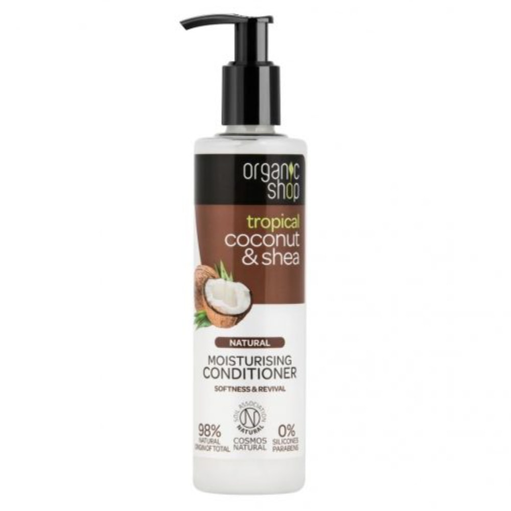 organic shop Après-shampoing Hydratant Noix de Coco et Karité après shampoings