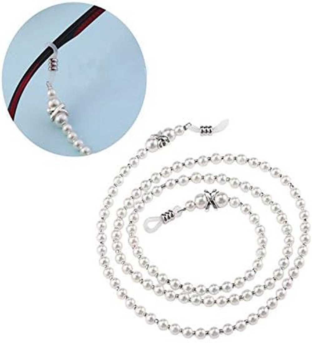 Ronner UG Brillenkette Brillen Kette Gläser Halskette Halter Perlen Brillen Cords Brillenband