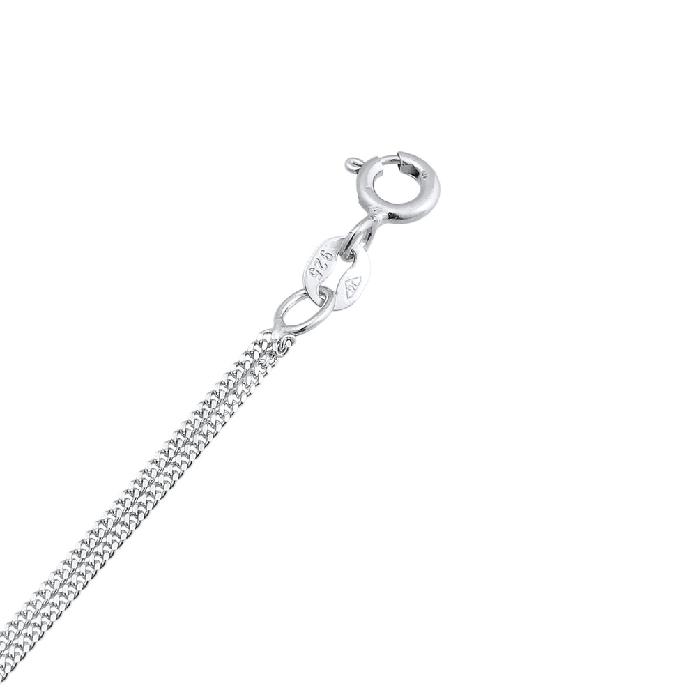 Elli Elli Collier Enfants couches étoile demi-lune pendentif avec cristal en argent st collier