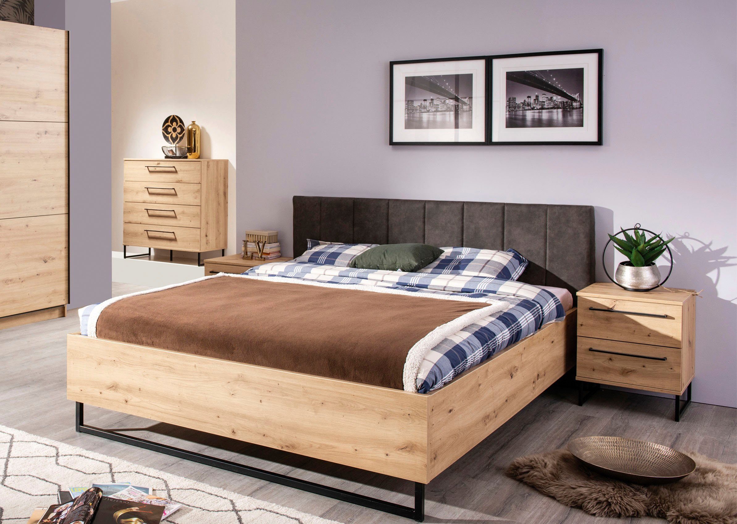 INOSIGN Schlafzimmer-Set Sardinia, (Set, 5-St)