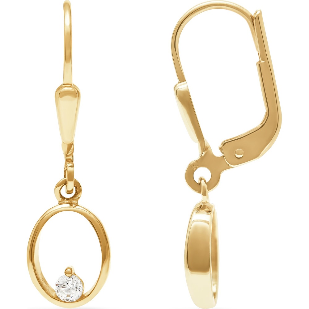 FAVS Boucles d'oreilles 375 Or jaune Boucles d'oreilles