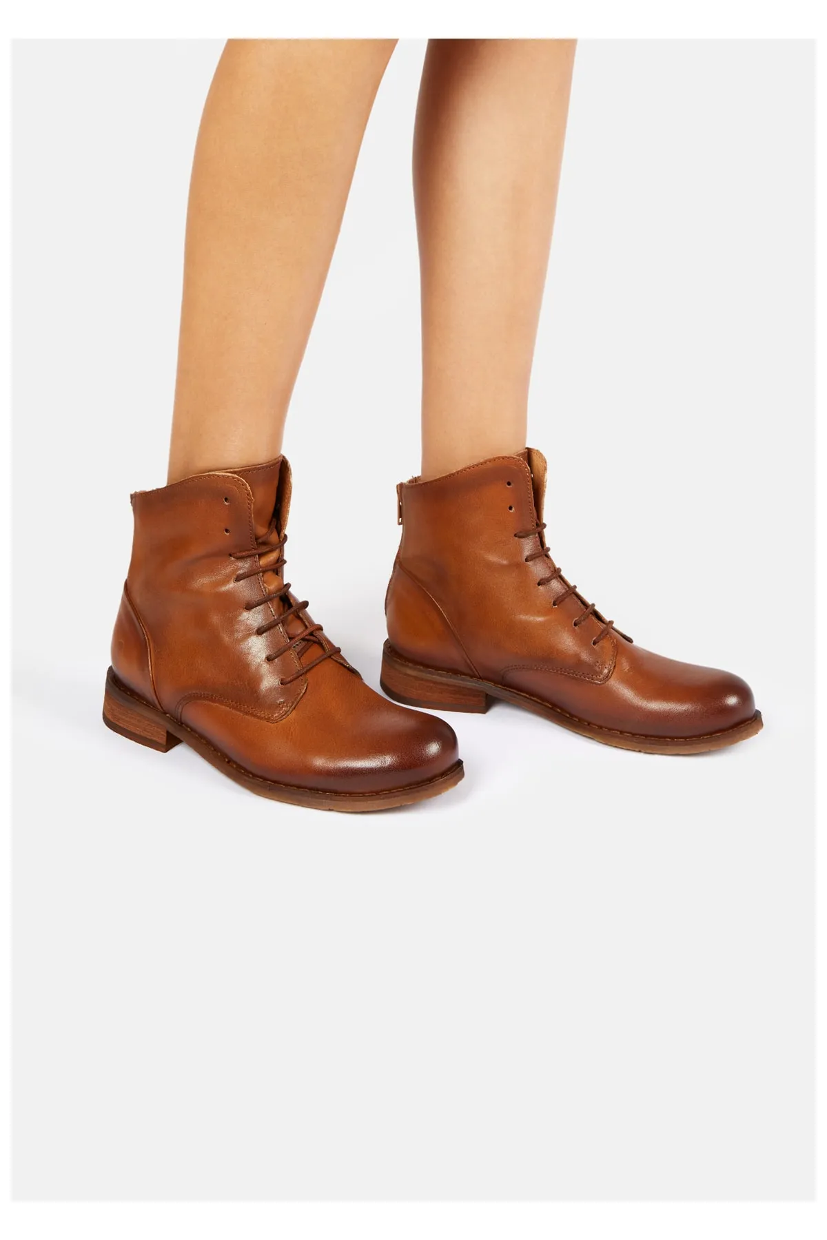 Felmini  Stiefelette - Braun - Blockabsatz