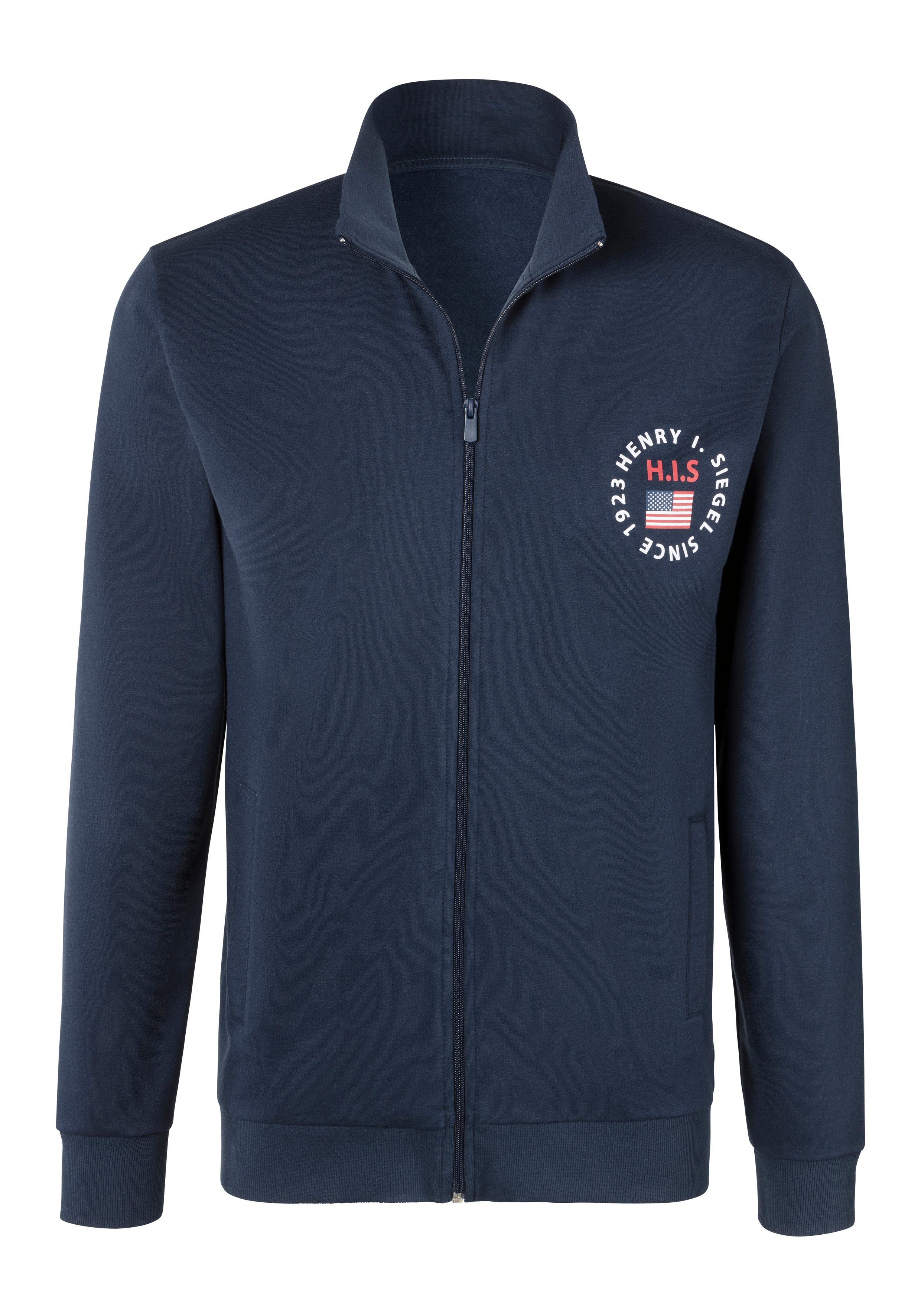 H.I.S Sweatjacke mit Stehkragen
