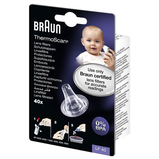 BRAUN THERMOSCAN Schutzkappen LF40  40 St