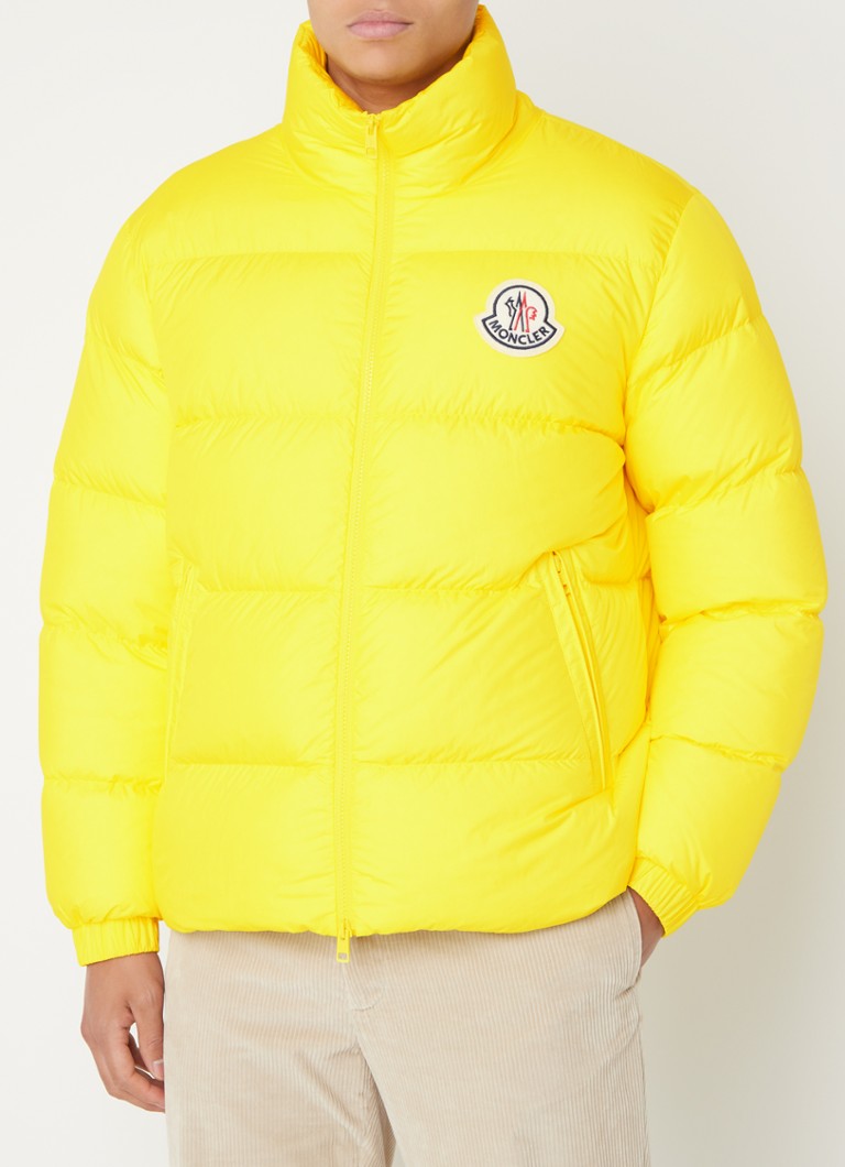 Puhasta jakna Moncler Citala s puhovim polnilom in logotipom