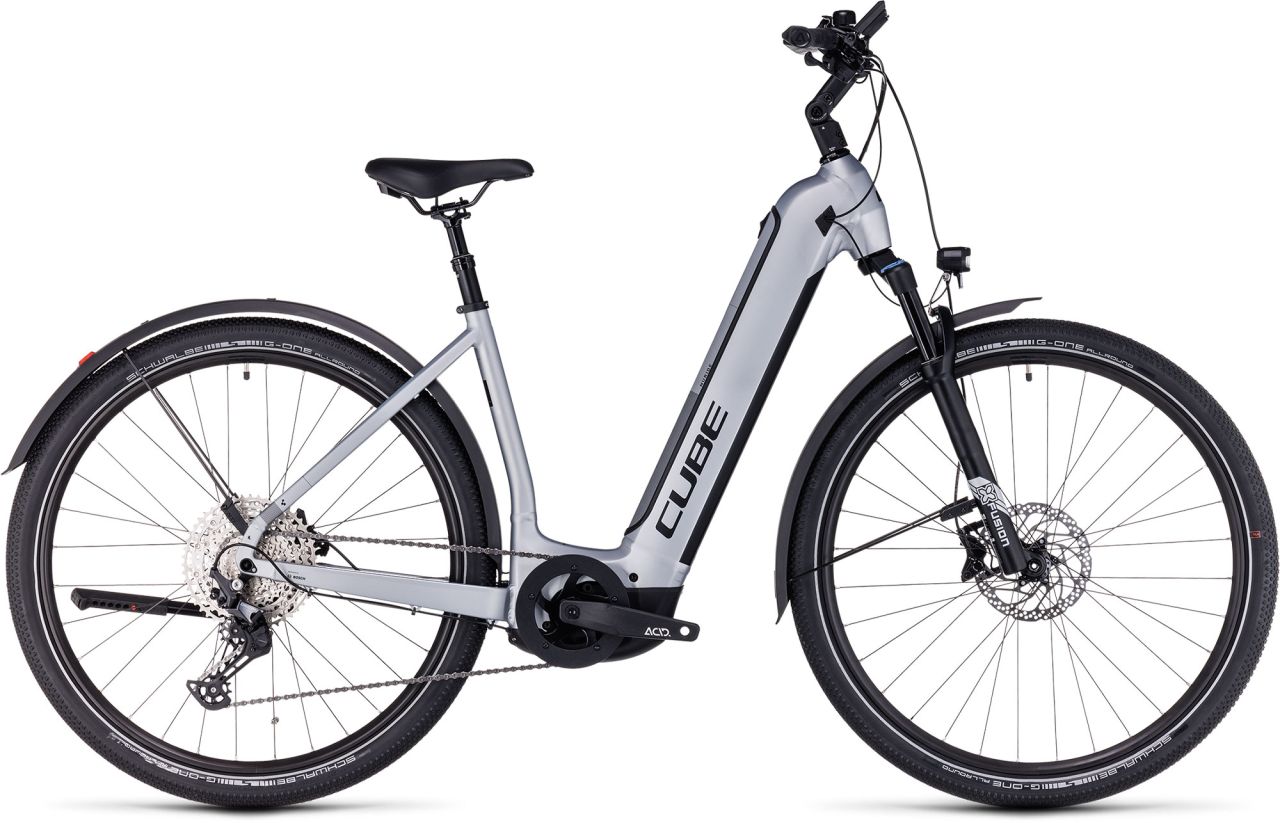 Cube Nuride Hybrid EXC 750 Allroad Easy Entry polarsilver´n´black kaufen | Bike-Discount