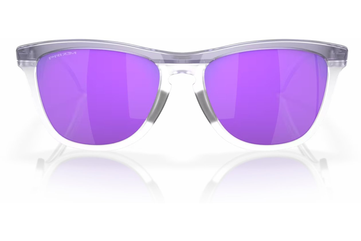 Oakley Frogskins Hybrid Matte Trans Lilac/Clear - Prizm Violet