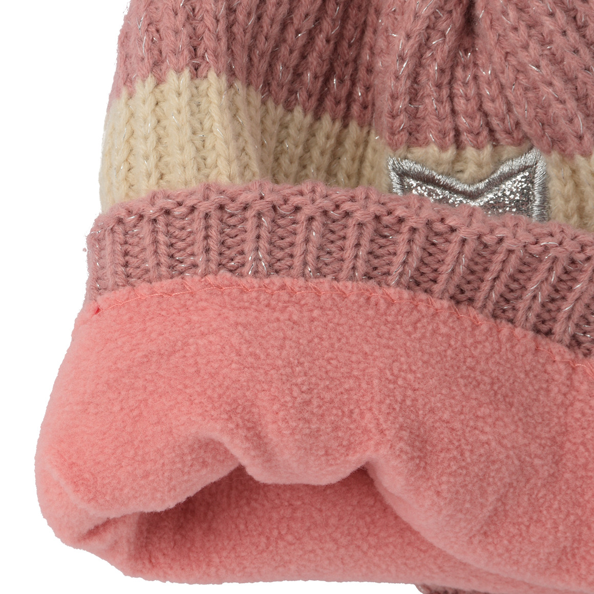 Mädchen Mütze mit Pompon