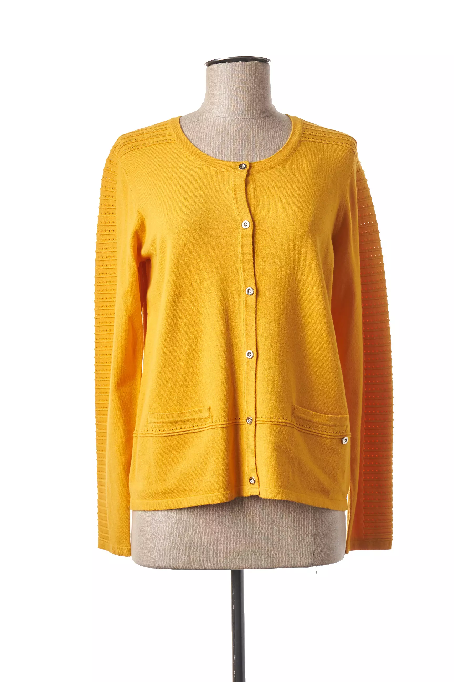 Diane Laury Cardigans Femme couleur jaune