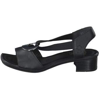Rieker Sandale in schwarz