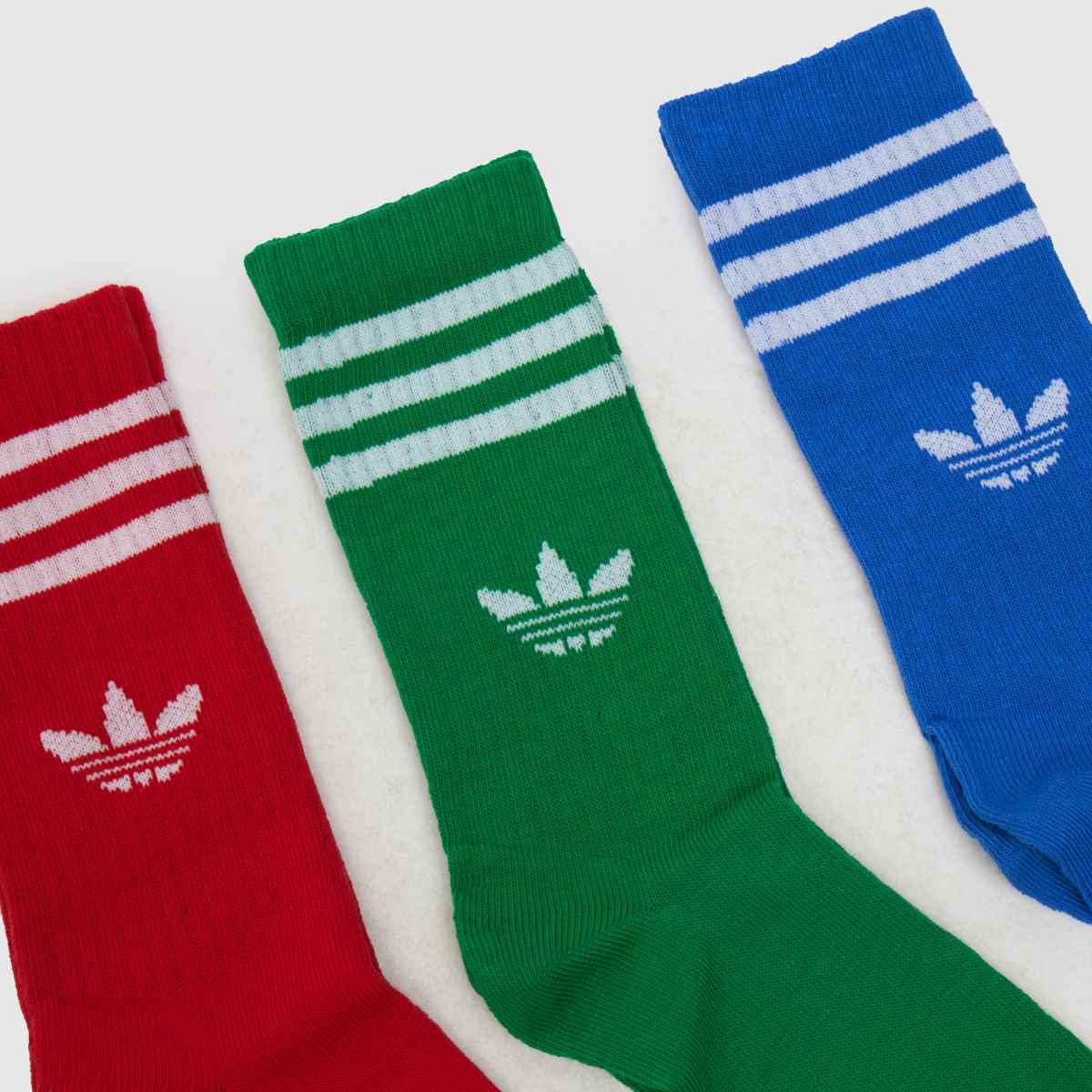 adidas multifärgade barns originalsstrumpor 3-pack