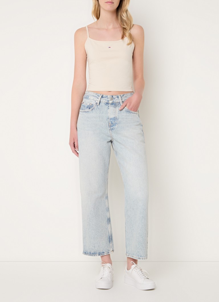 Tommy Hilfiger Cropped spaghetti top with logo