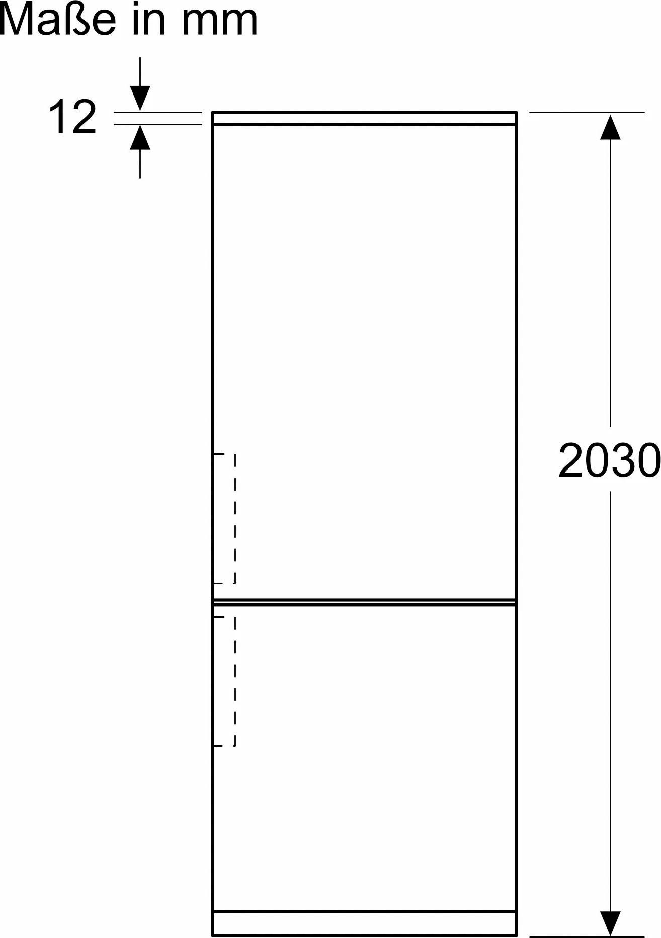 BOSCH Kühl-/Gefrierkombination Serie 4 KGN392LAF, 203 cm hoch, 60 cm breit