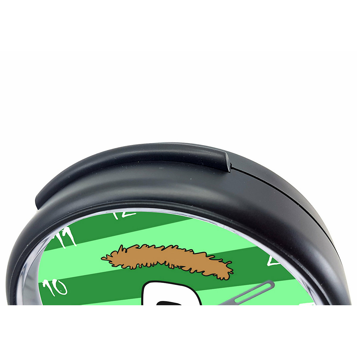 Kinder Funkwecker personalisiert mit Namen Monster Atom-/Funkuhr, 12-Stunden-Anzeigeformat, Schlummerfunktion, Nachtlicht, Geräuschlos/Ohne Ticken
