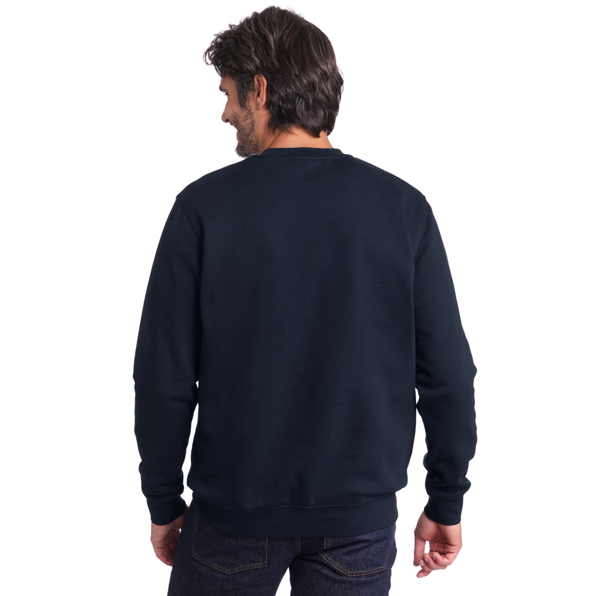 Herren Sweatshirt mit Rundhalsausschnitt