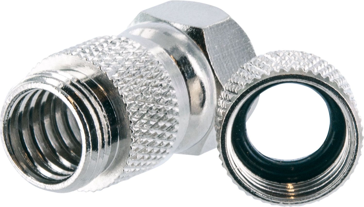 Schwaiger 2 x 7 mm HQ F-Aufdrehstecker