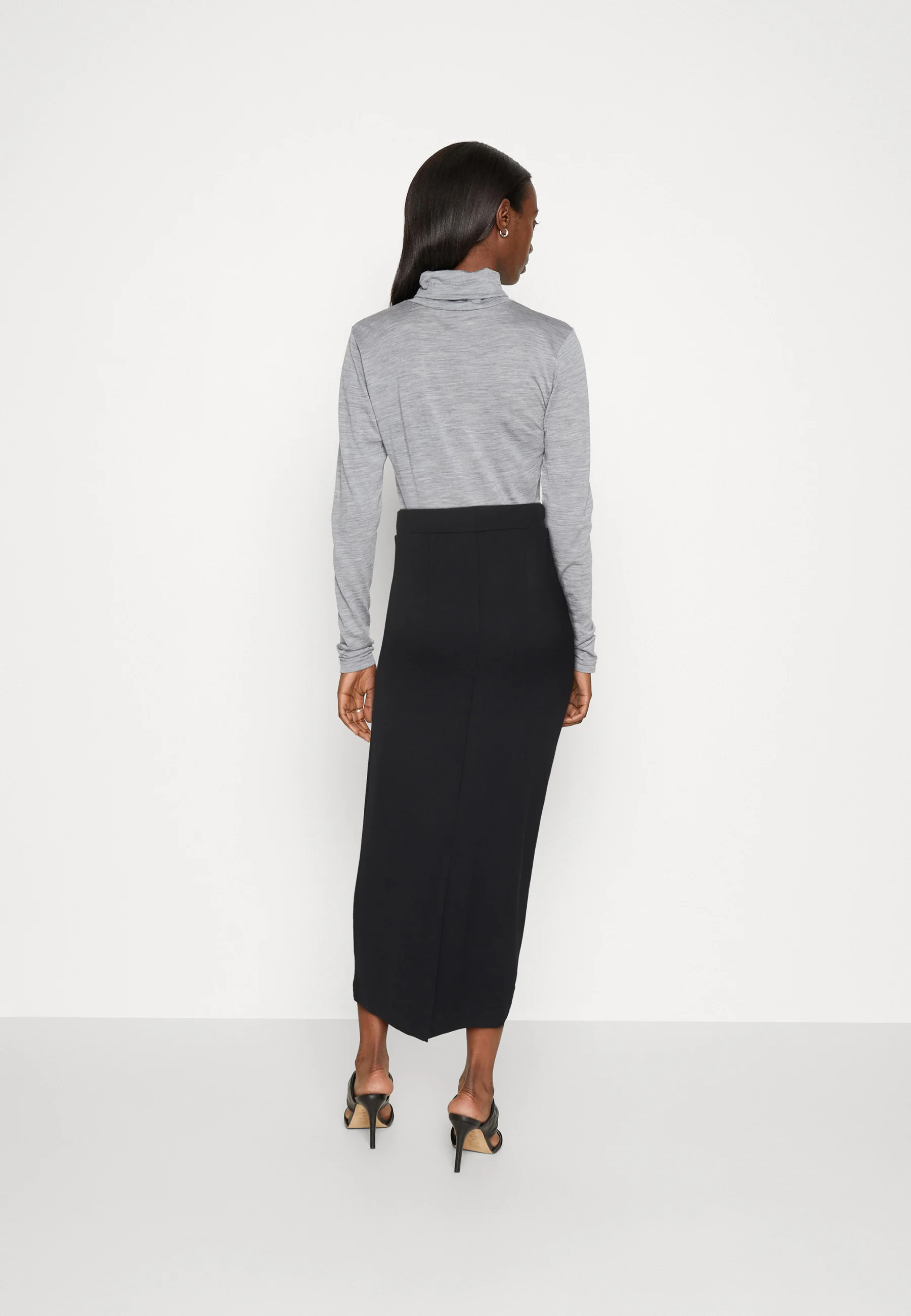 Selected Femme SLFSHELLY ANKLE SKIRT - Falda larga