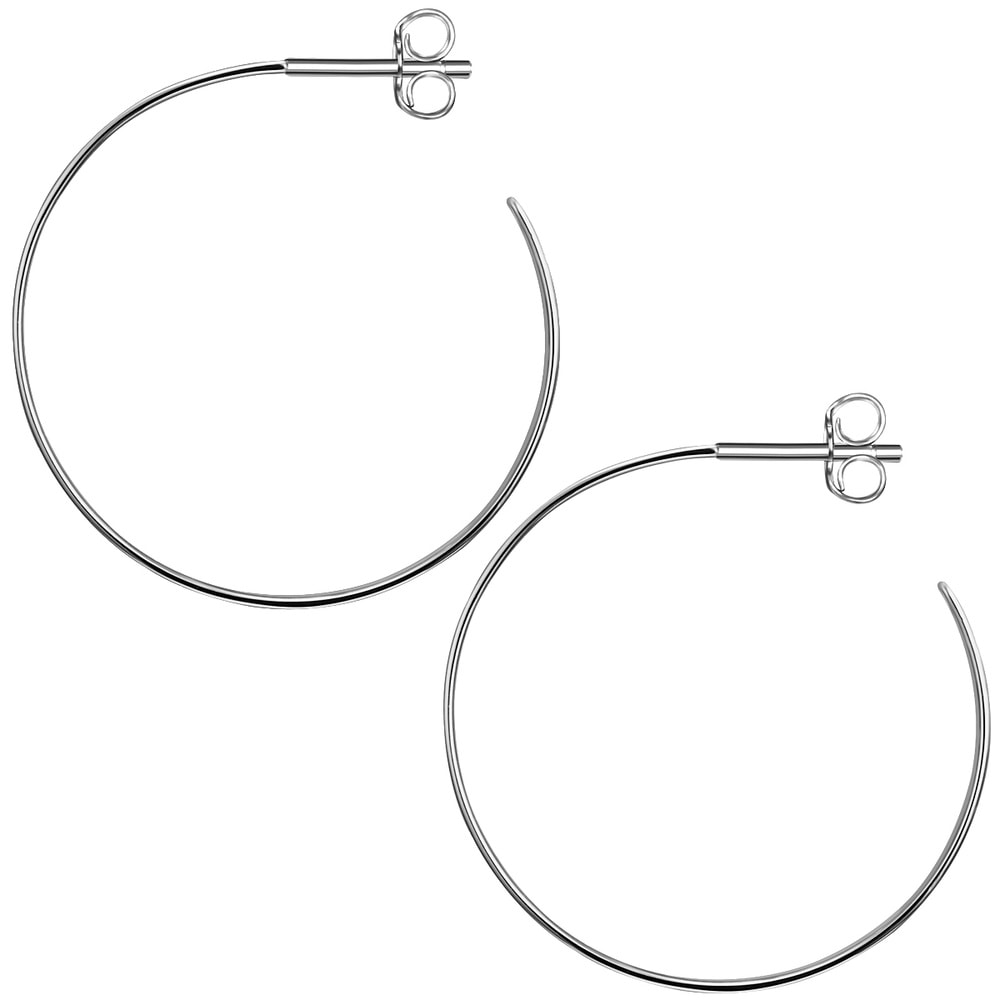 Glanzstücke München Créoles en argent Argent sterling en Argent Boucles d'oreilles