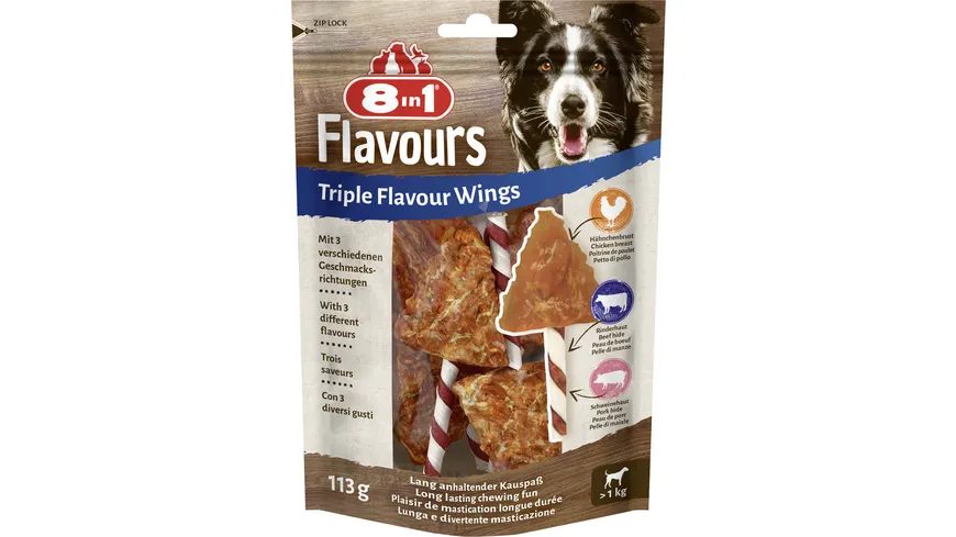 8in1 TRIPLE FLAVOUR wings 113g