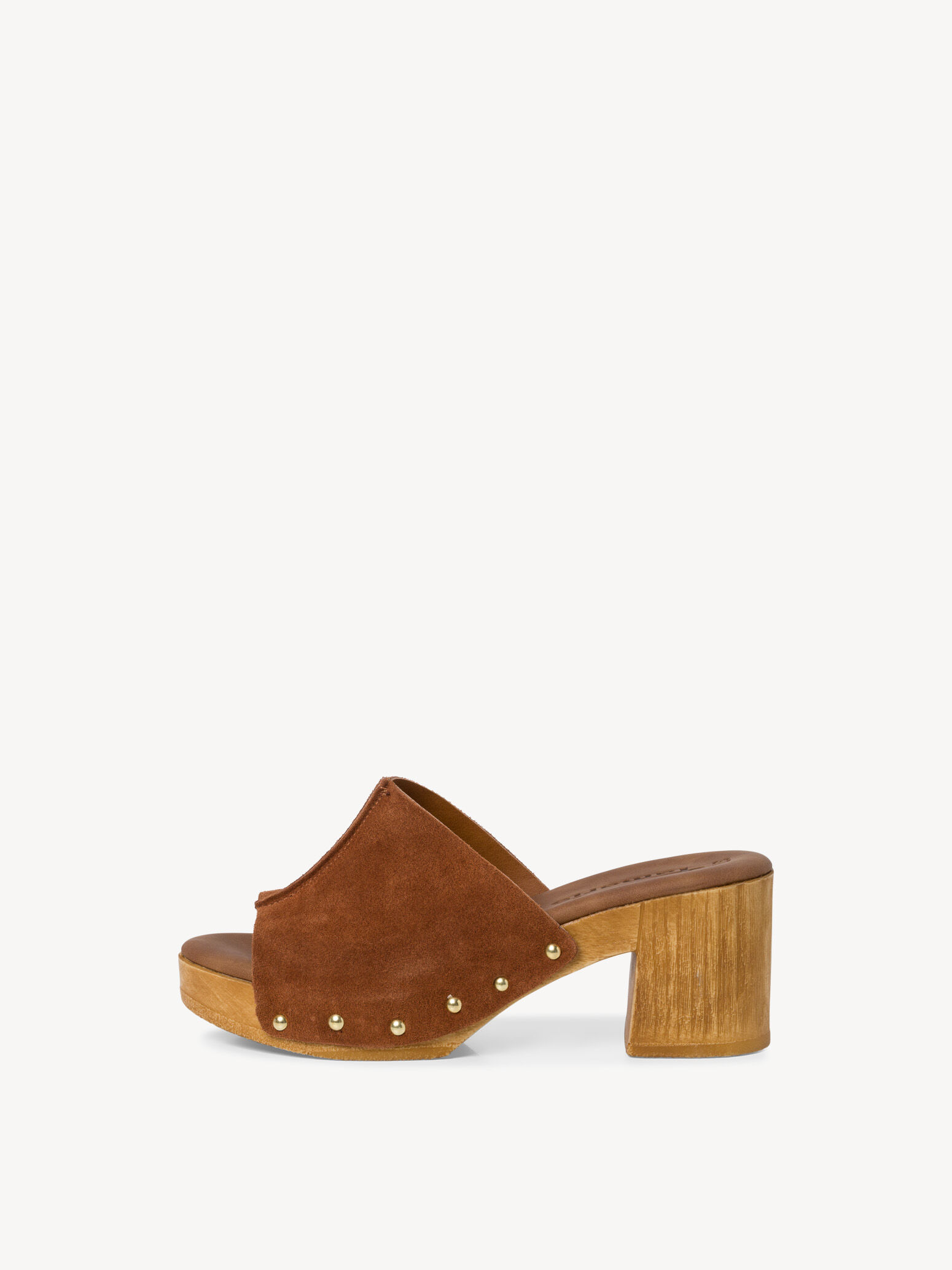 Mule en cuir - marron