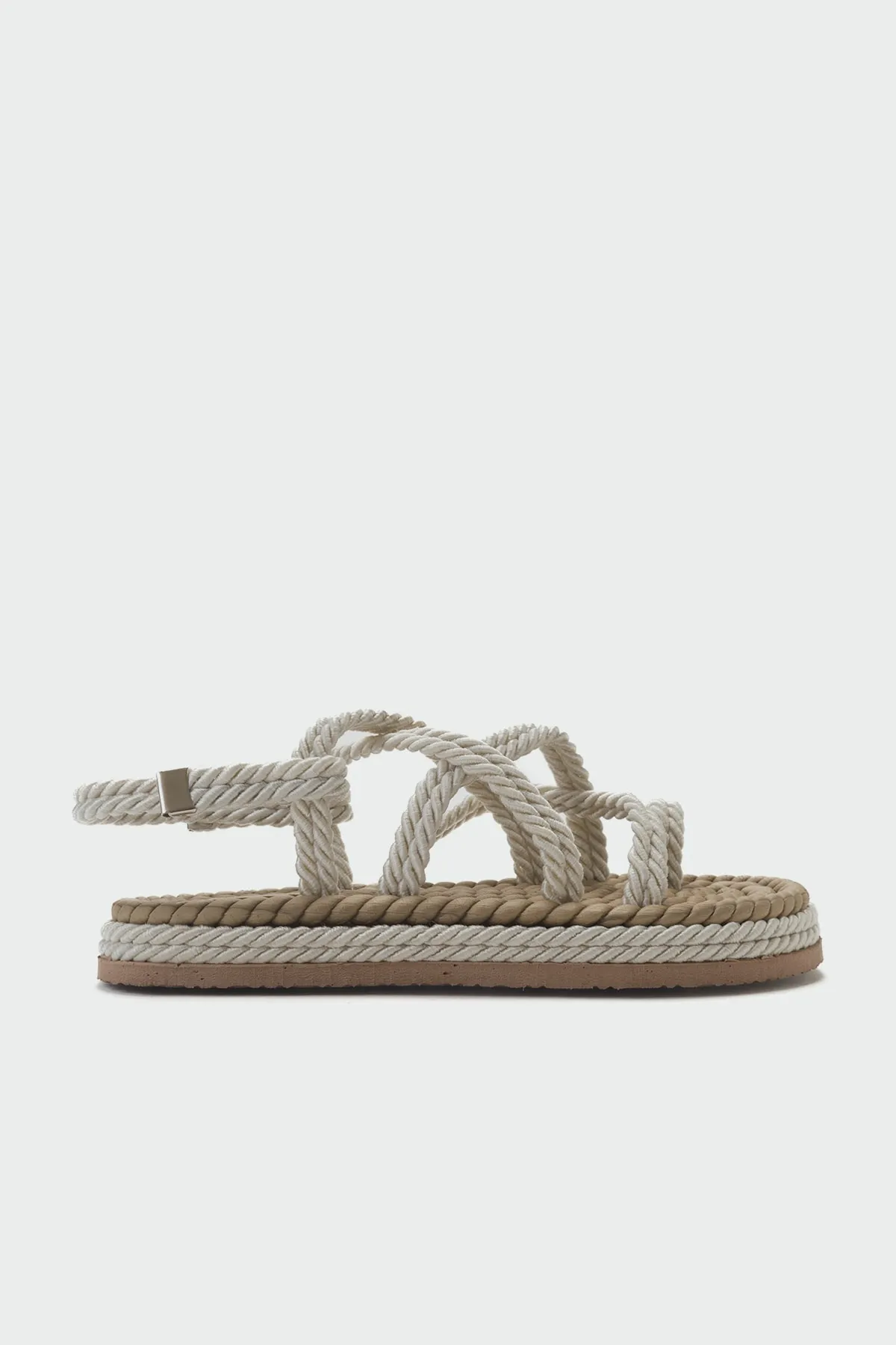Luvi  Ip Beige Damensandalen