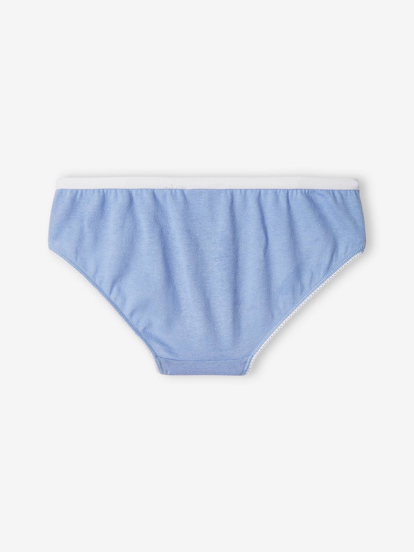 Lot de 5 culottes fille DS® Stitch bleu ciel