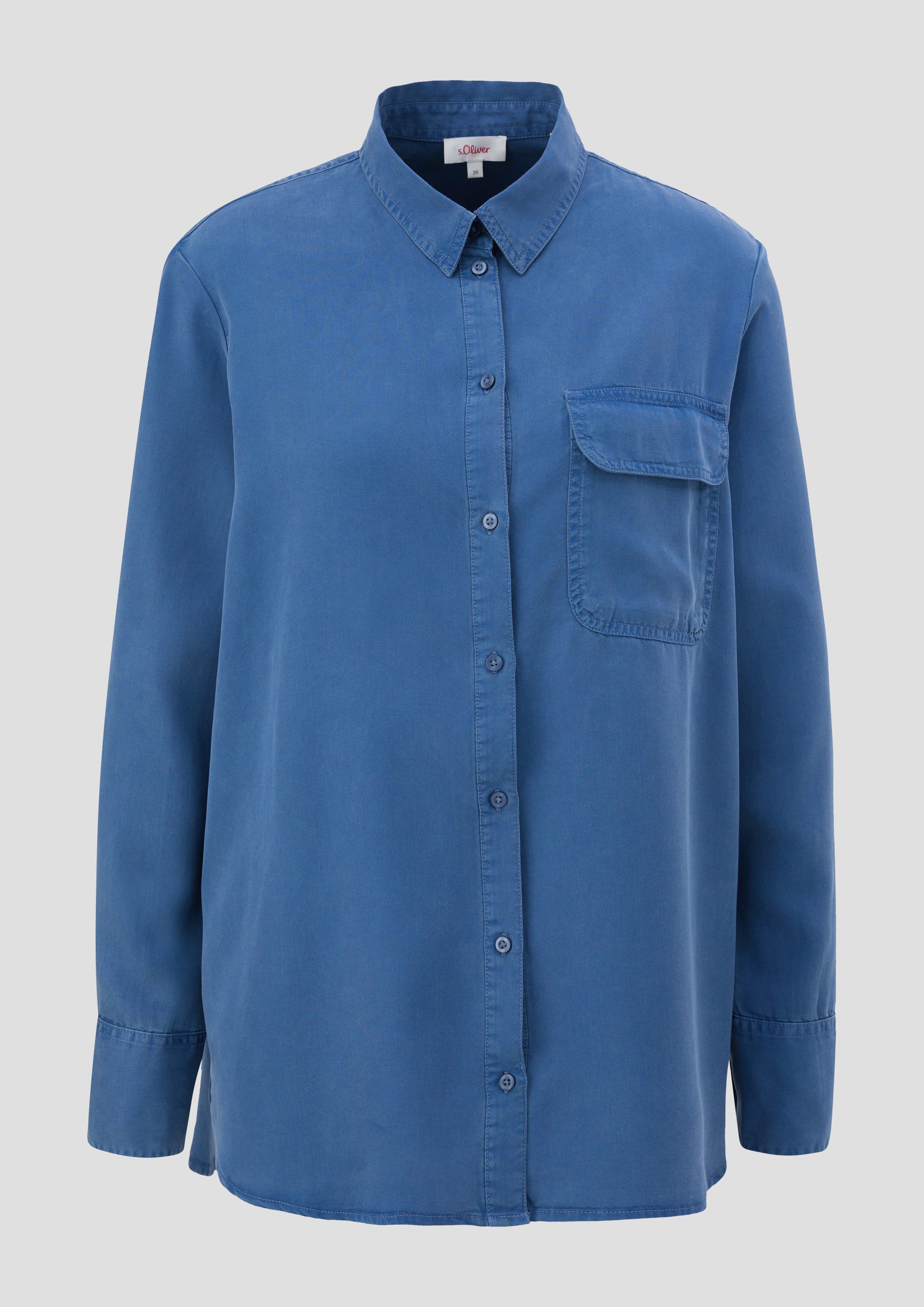 Oversize-Bluse aus Lyocell  2136215-5722